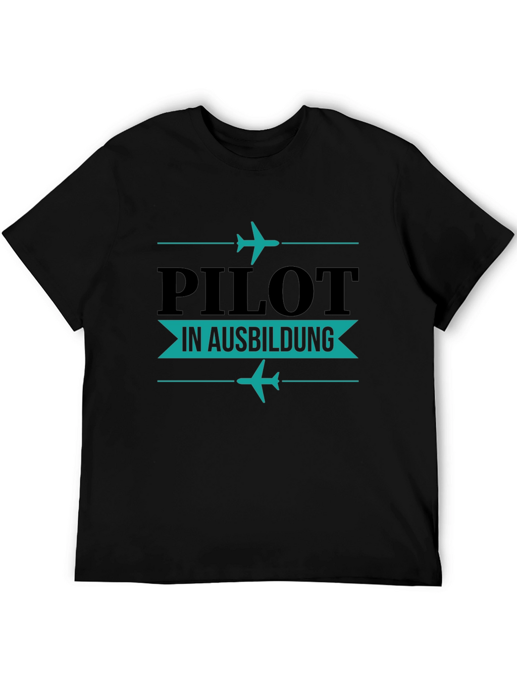 Pilot in Ausbildung Black T-Shirt