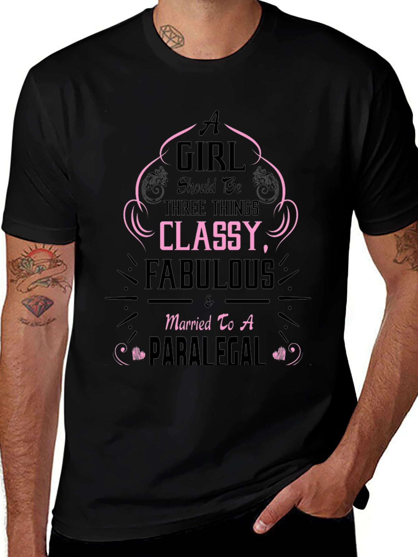 Classy Fabulous Paralegal T-Shirt