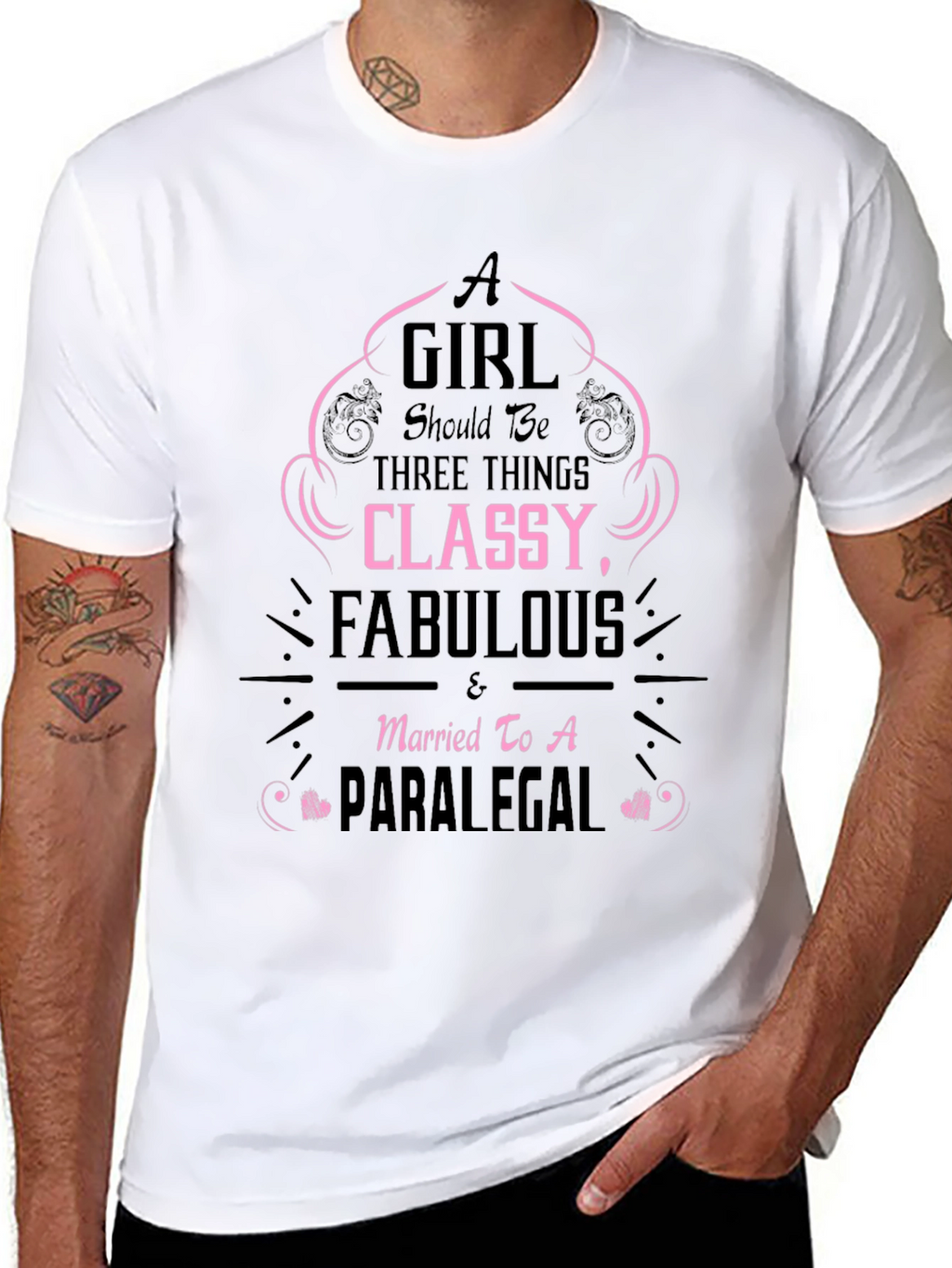 Classy Fabulous Paralegal T-Shirt