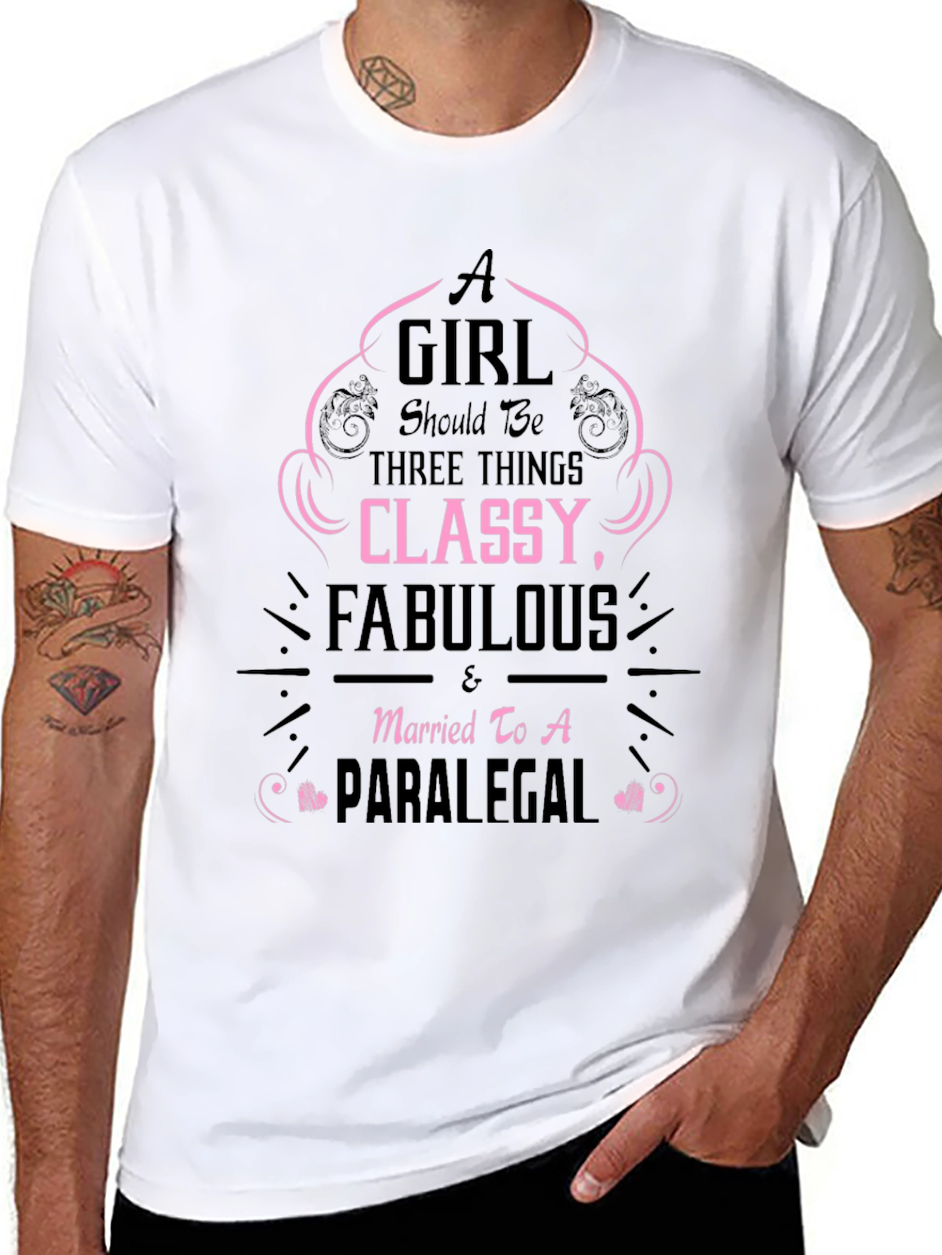 Classy Fabulous Paralegal T-Shirt