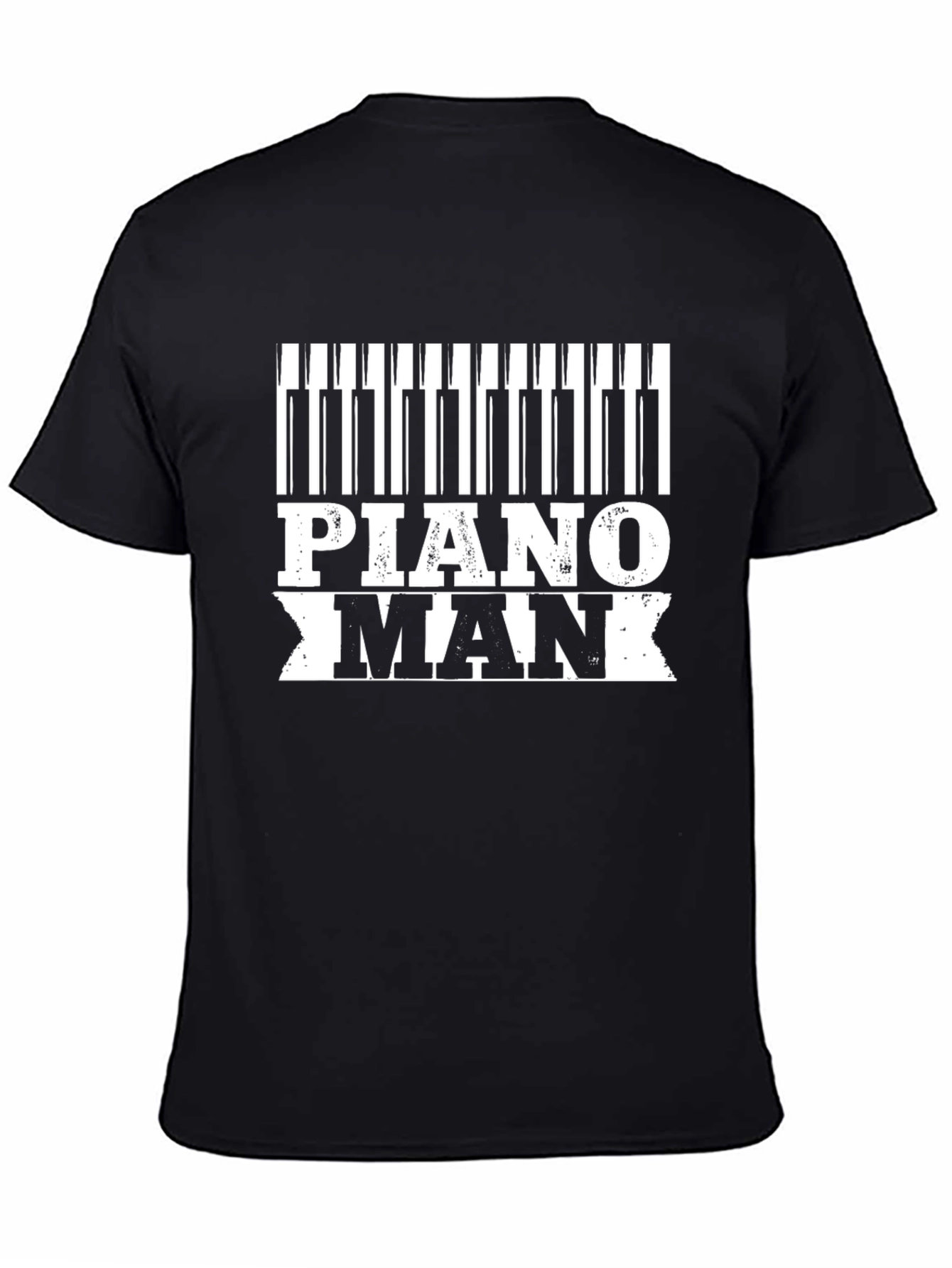 Piano Man Graphic Tee - Musician T-Shirt