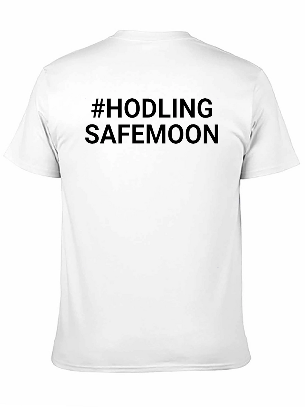 #HODLING SAFEMOON Black T-Shirt Crypto Investor Tee