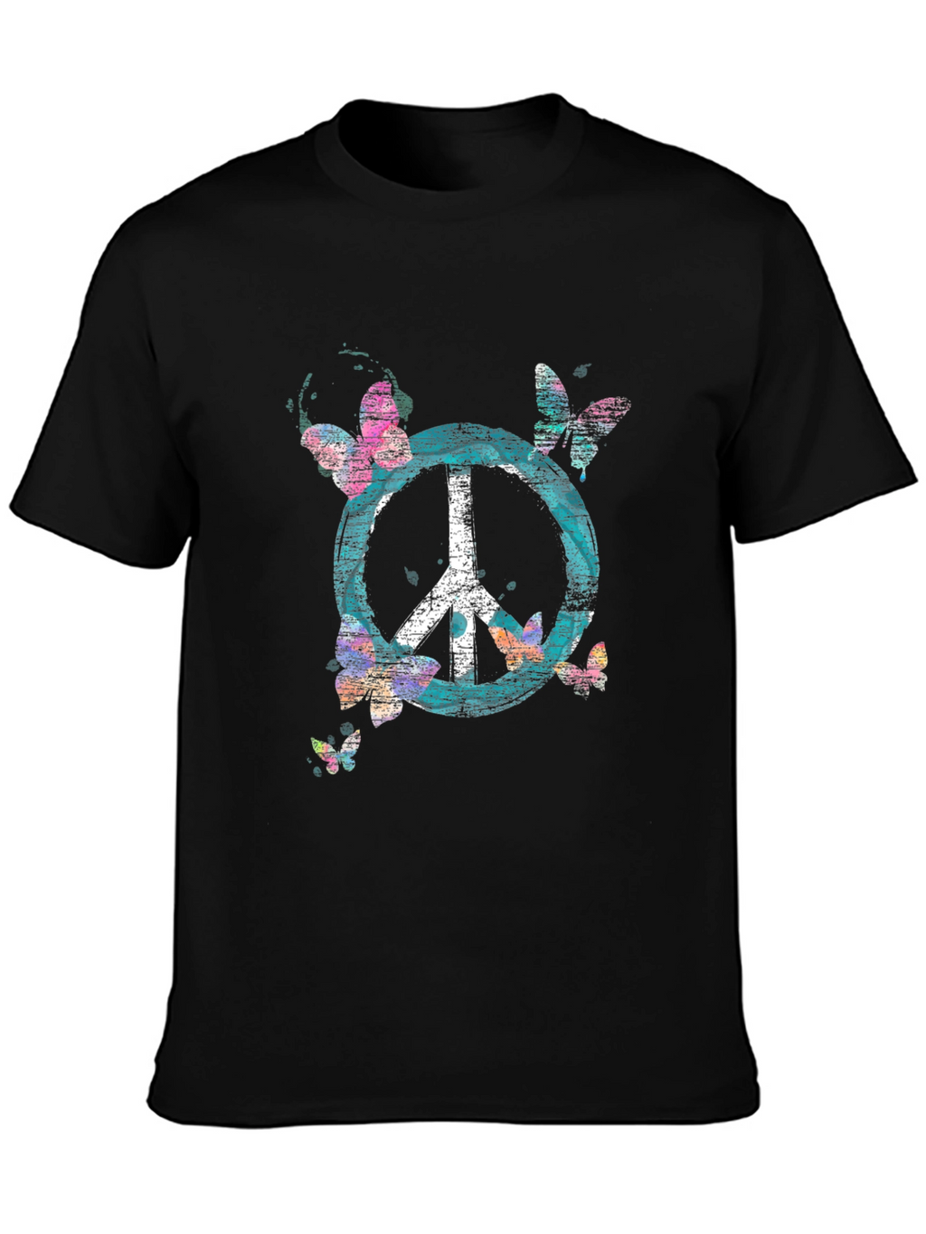 Peace Sign Butterfly T-Shirt