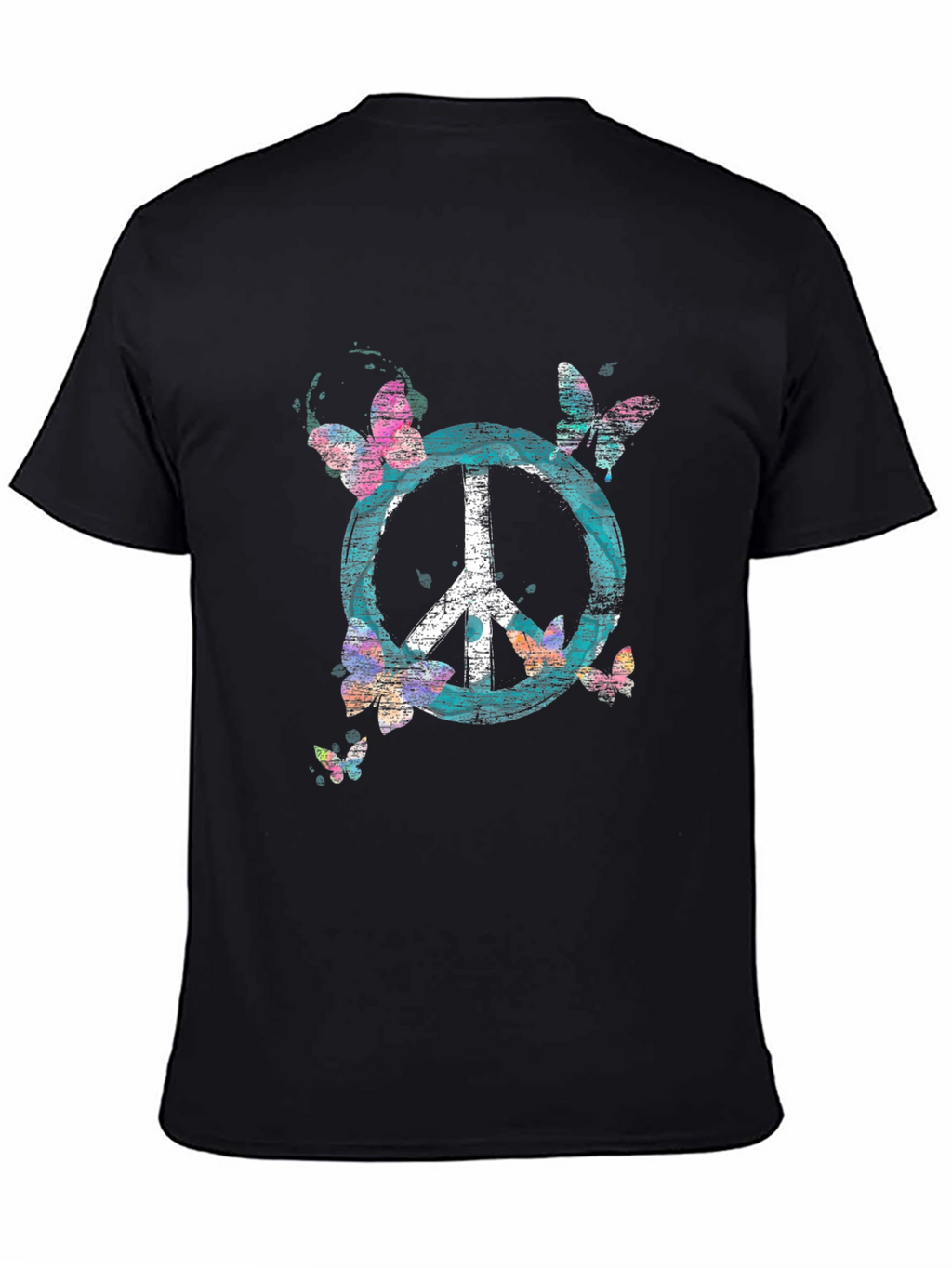 Peace Sign Butterfly T-Shirt
