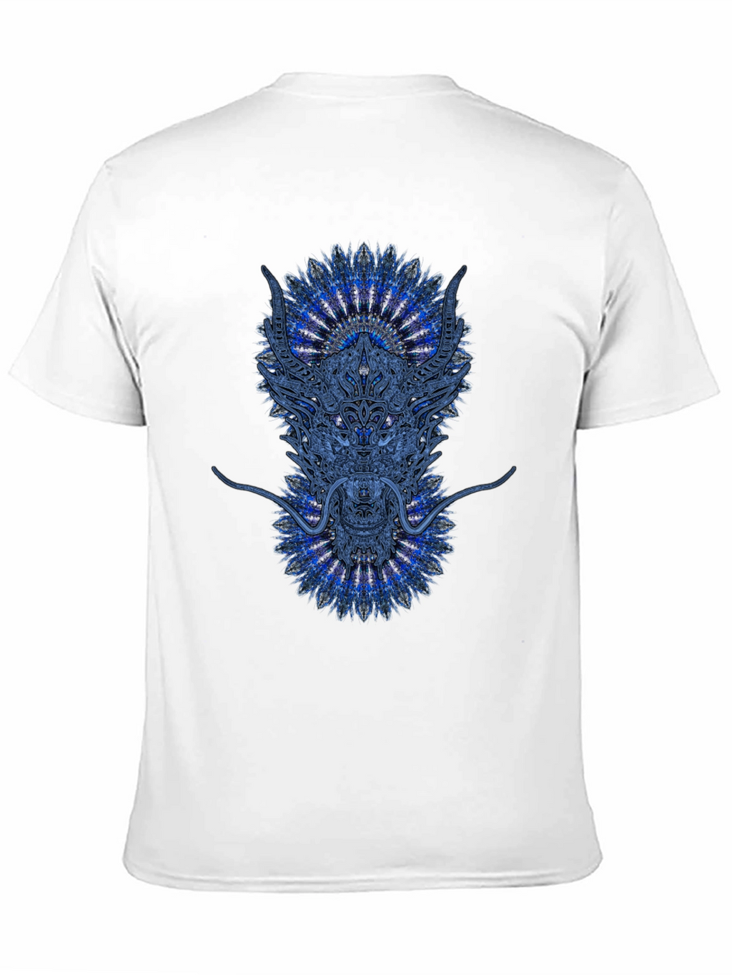 Dragon Mandala Graphic Tee - Black