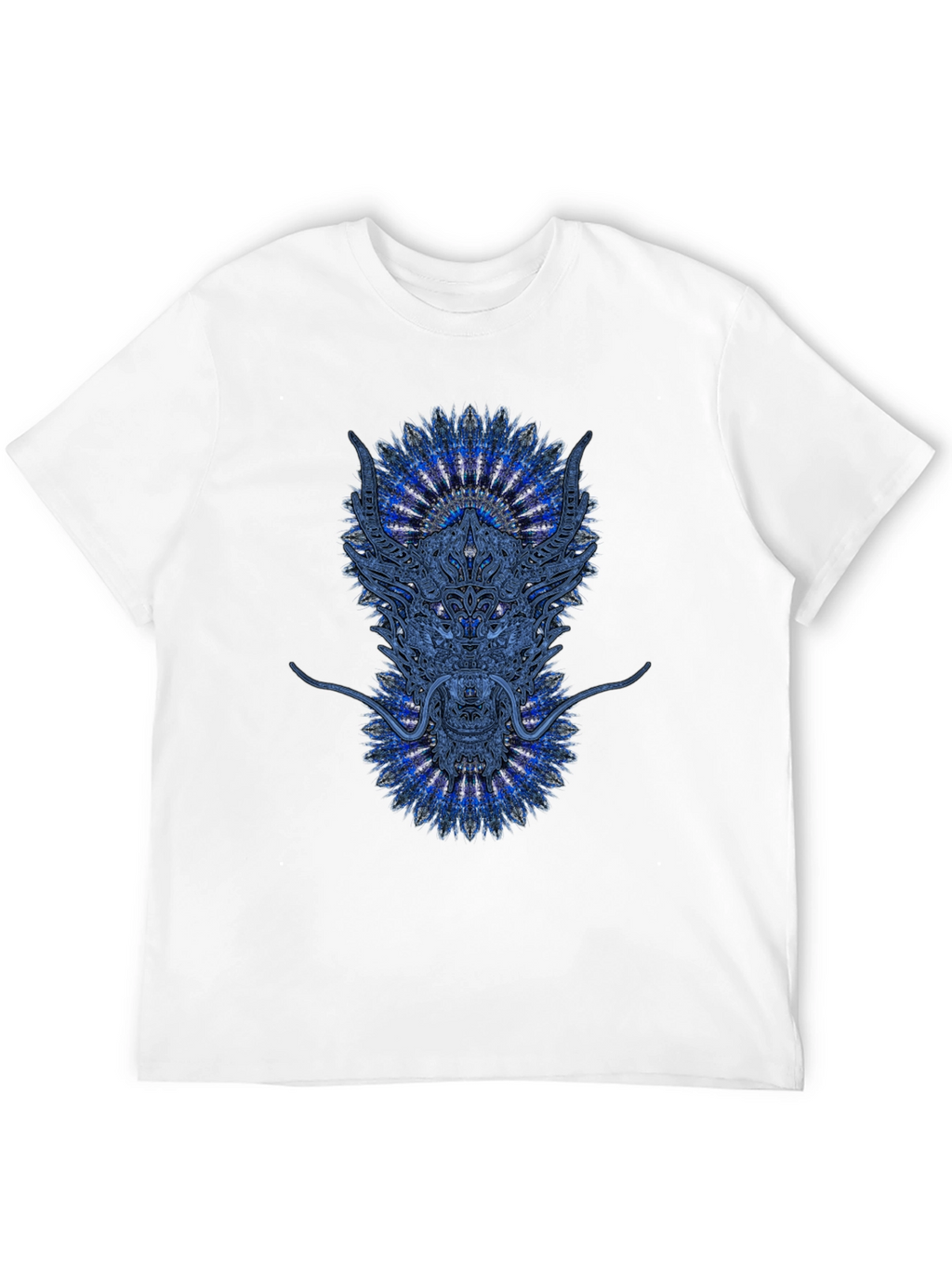 Dragon Mandala Graphic Tee - Black