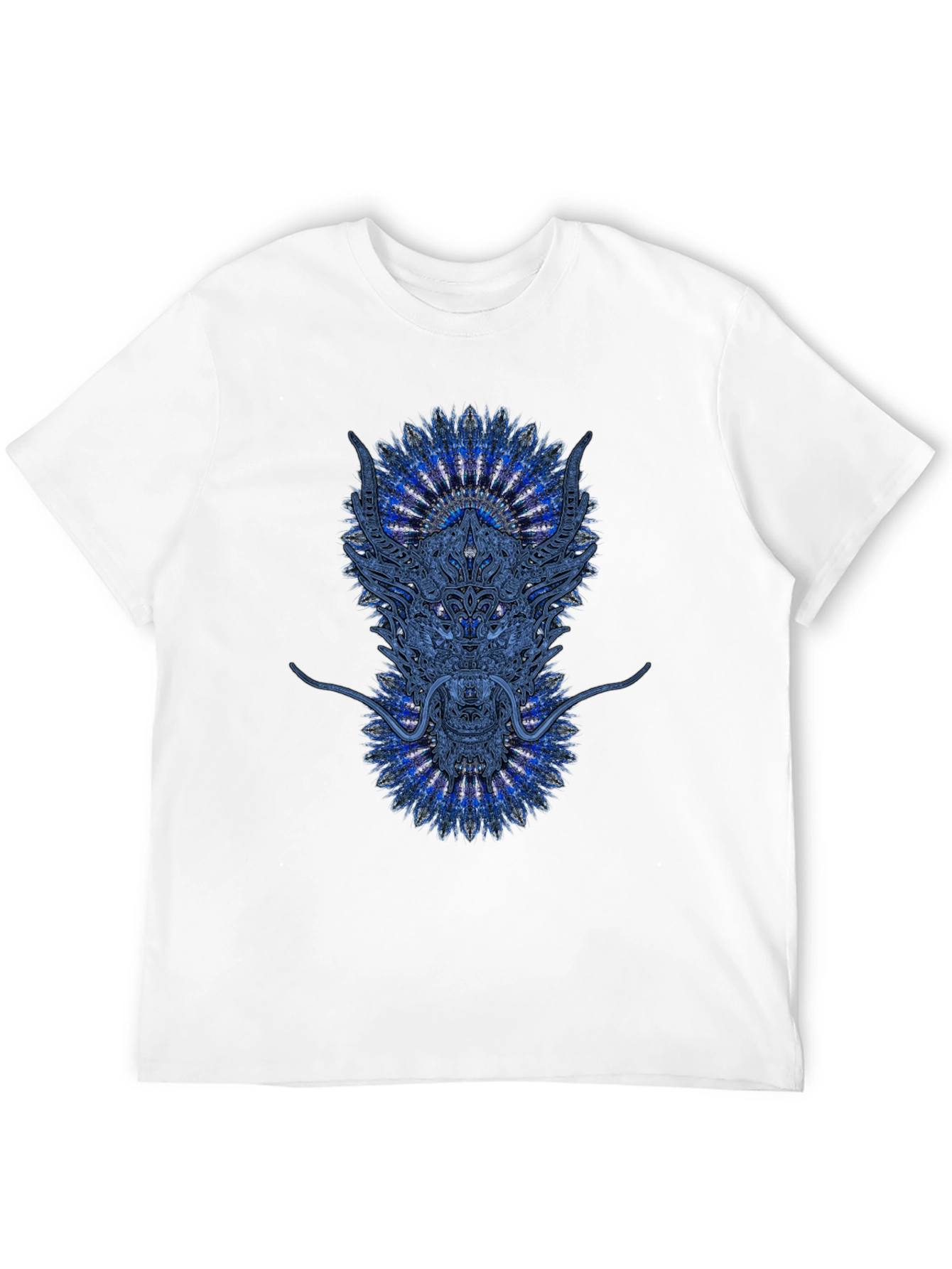 Dragon Mandala Graphic Tee - Black