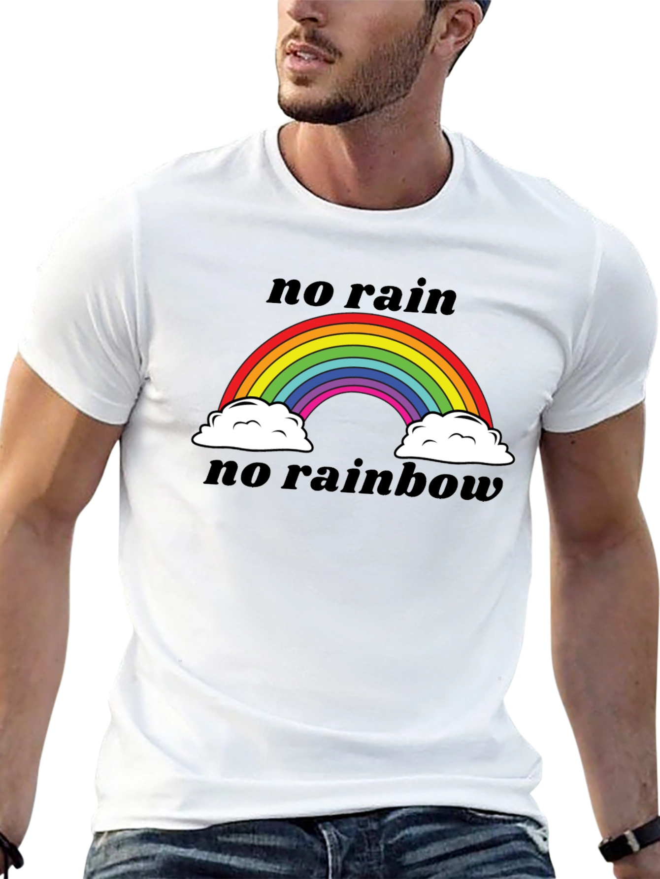 No Rain No Rainbow Graphic Tee