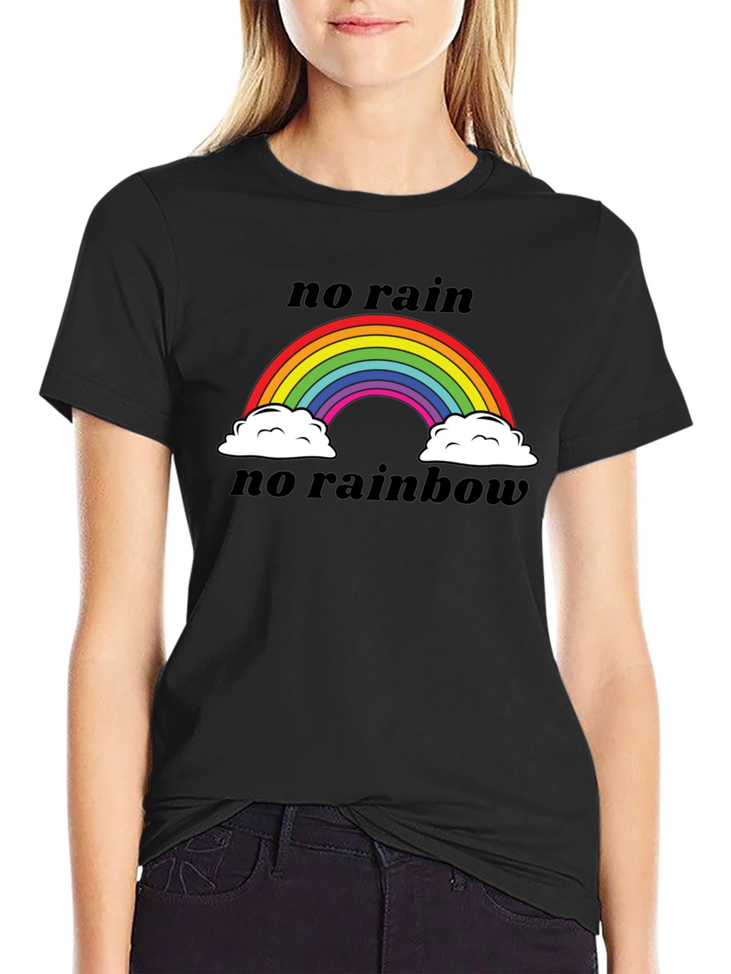 No Rain No Rainbow Graphic Tee