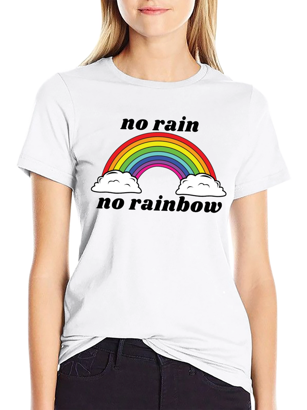 No Rain No Rainbow Graphic Tee