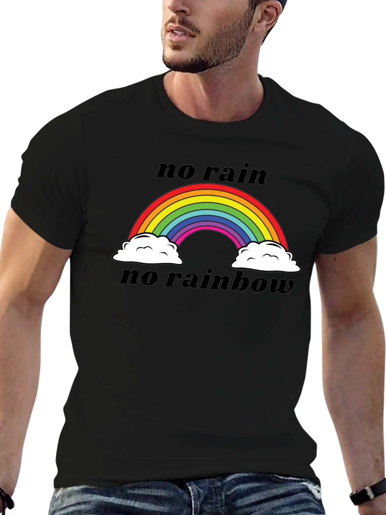 No Rain No Rainbow Graphic Tee