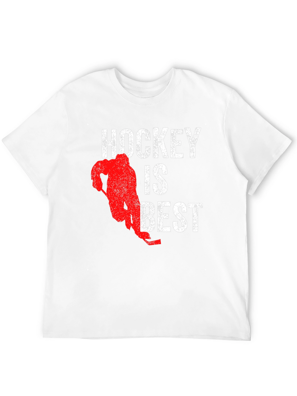 Hockey is Best Graphic T-Shirt - Black Cotton Tee