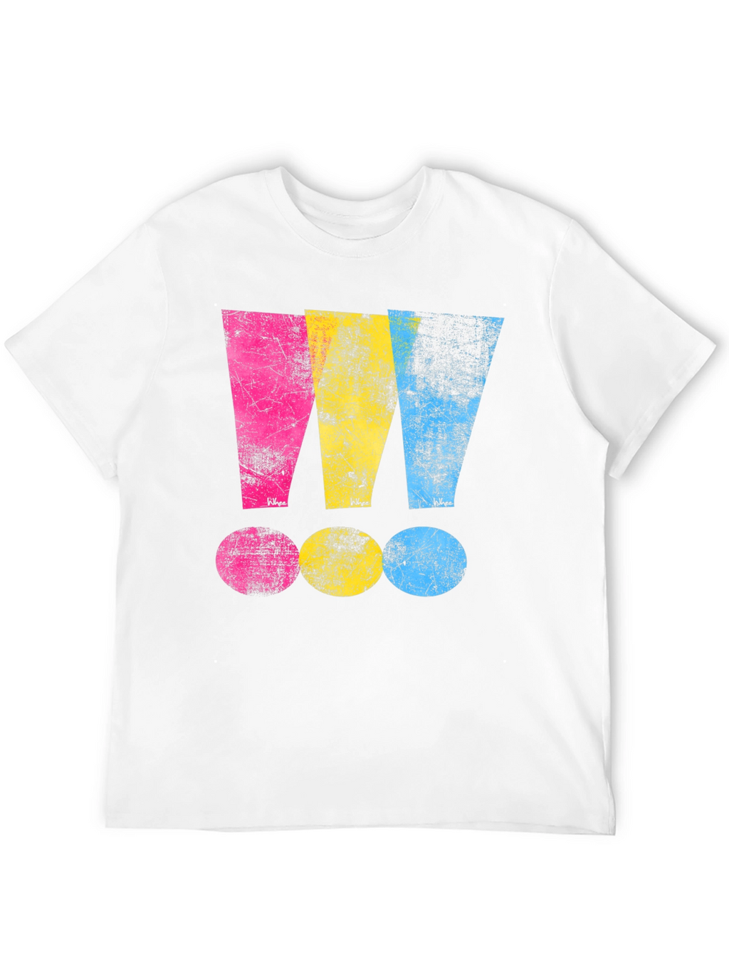 Distressed CMYK T-Shirt