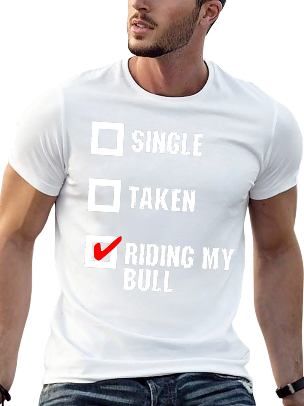 Riding My Bull Novelty T-Shirt