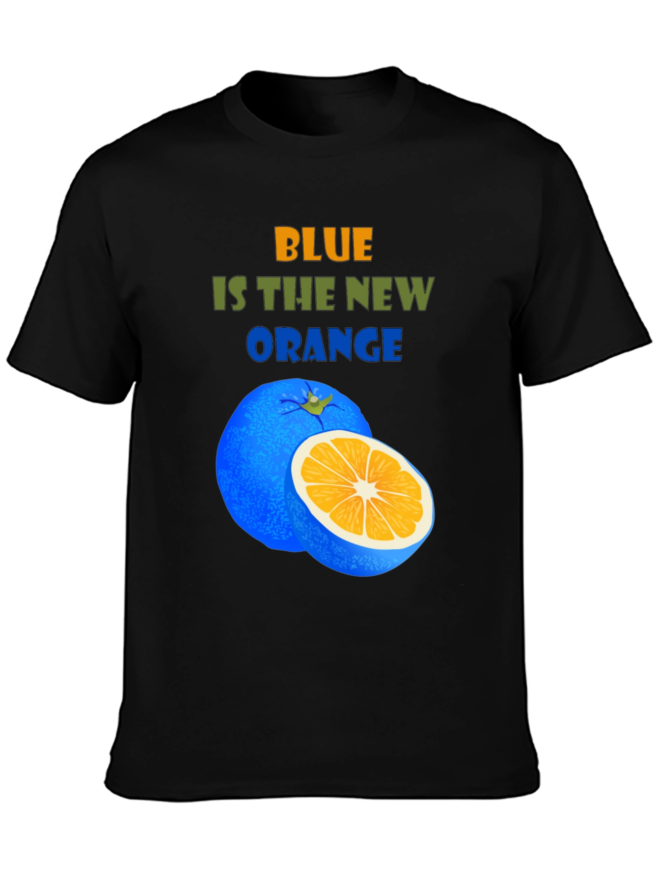 Blue is the New Orange Graphic T-Shirt