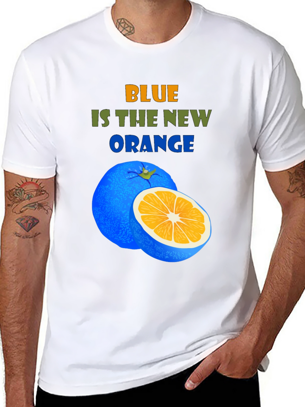 Blue is the New Orange Graphic T-Shirt