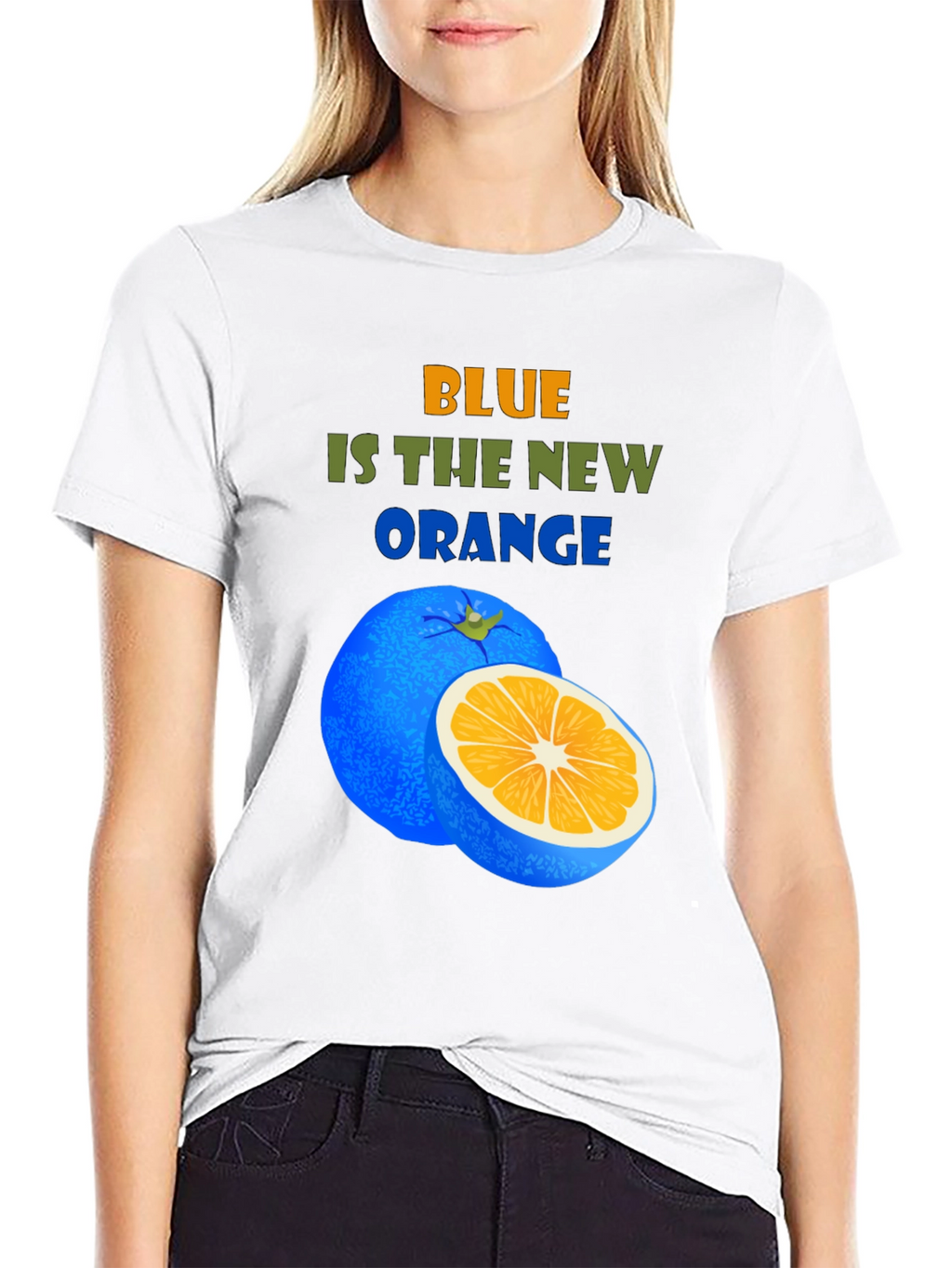 Blue is the New Orange Graphic T-Shirt