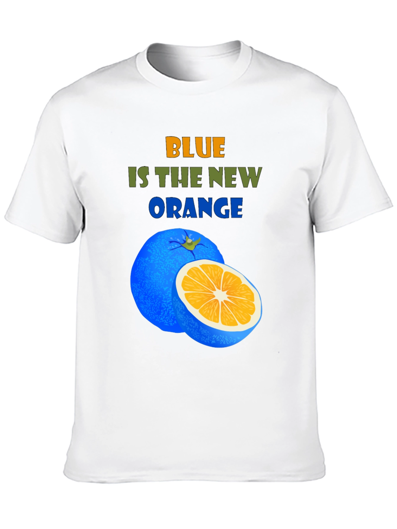 Blue is the New Orange Graphic T-Shirt