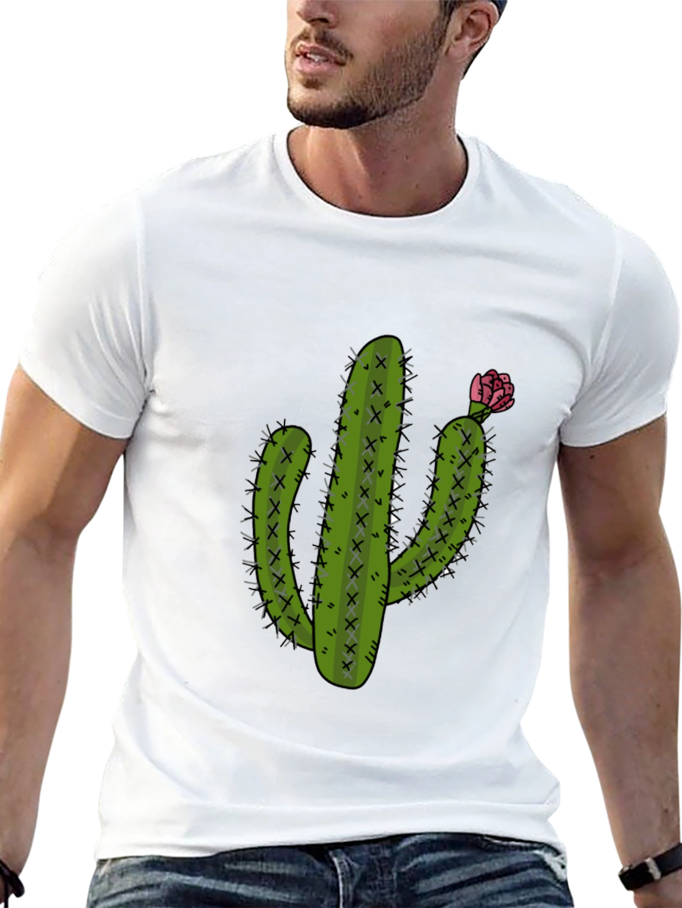Cactus Graphic Tee - Cool Desert Style