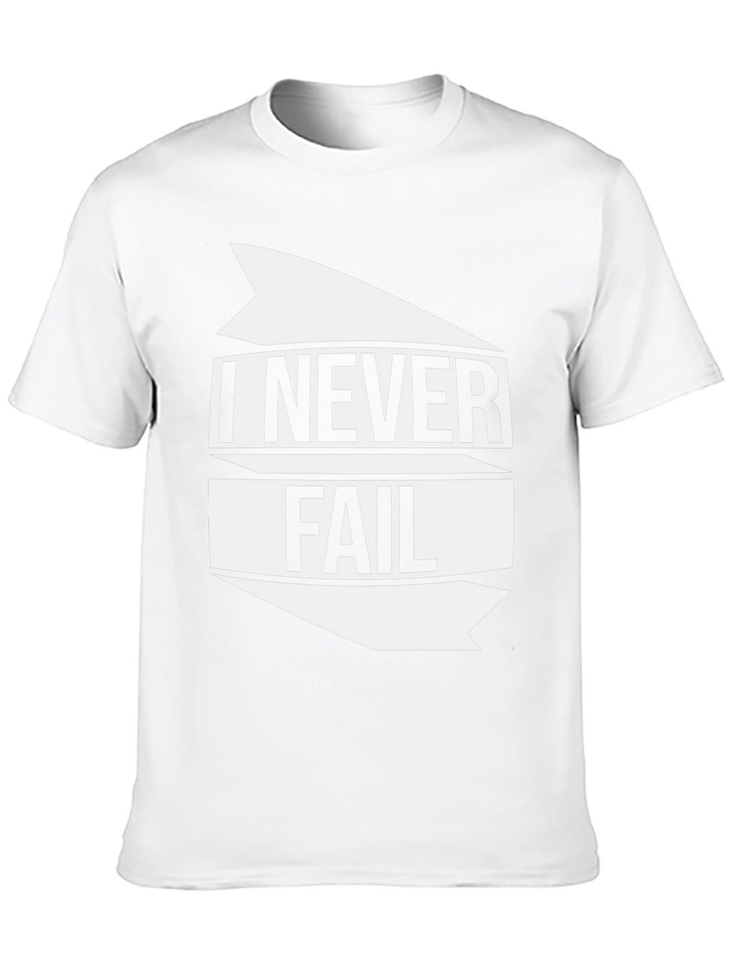 I Never Fail Graphic Tee - Bold Statement Shirt