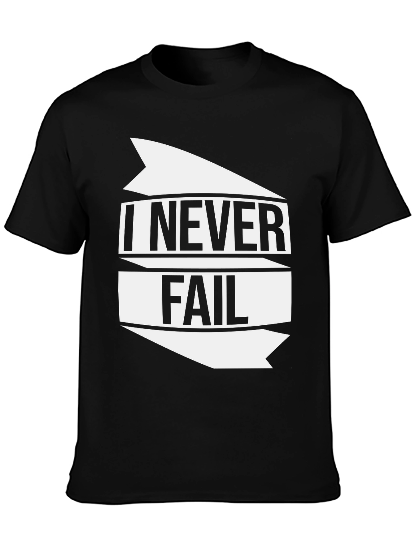 I Never Fail Graphic Tee - Bold Statement Shirt