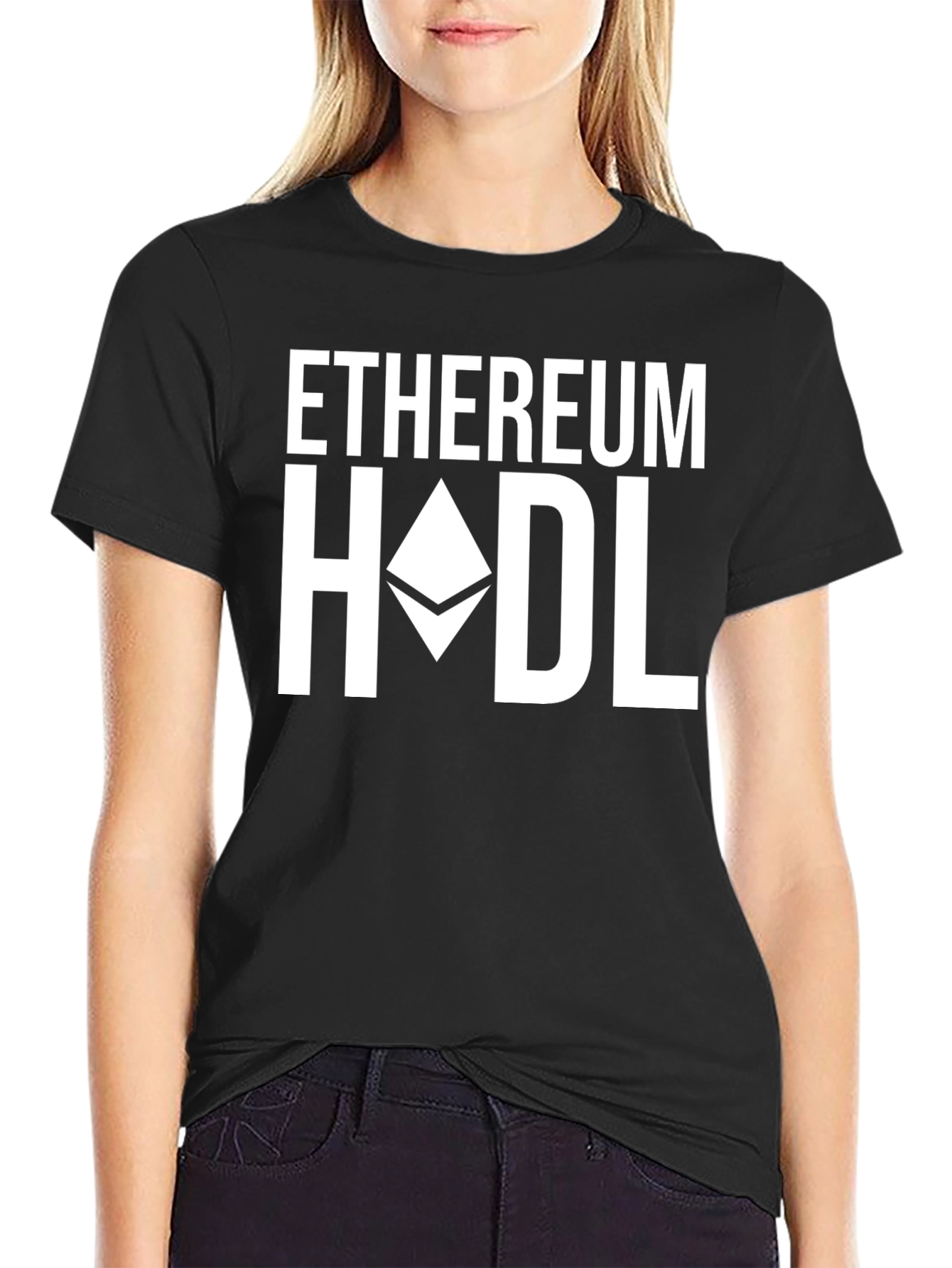 Ethereum HODL Crypto T-Shirt - Black