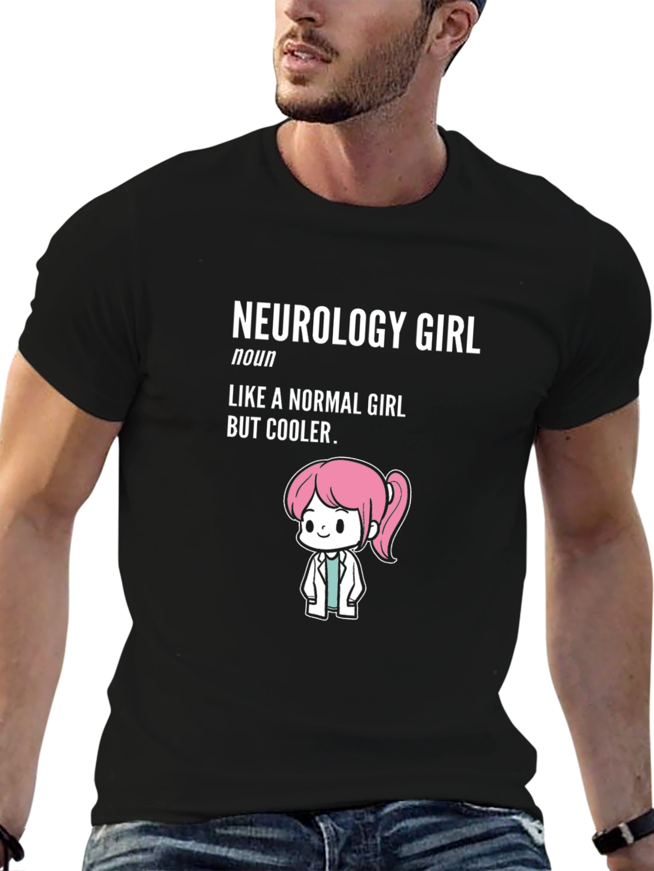 Neurology Girl T-Shirt - Cool Doctor Tee