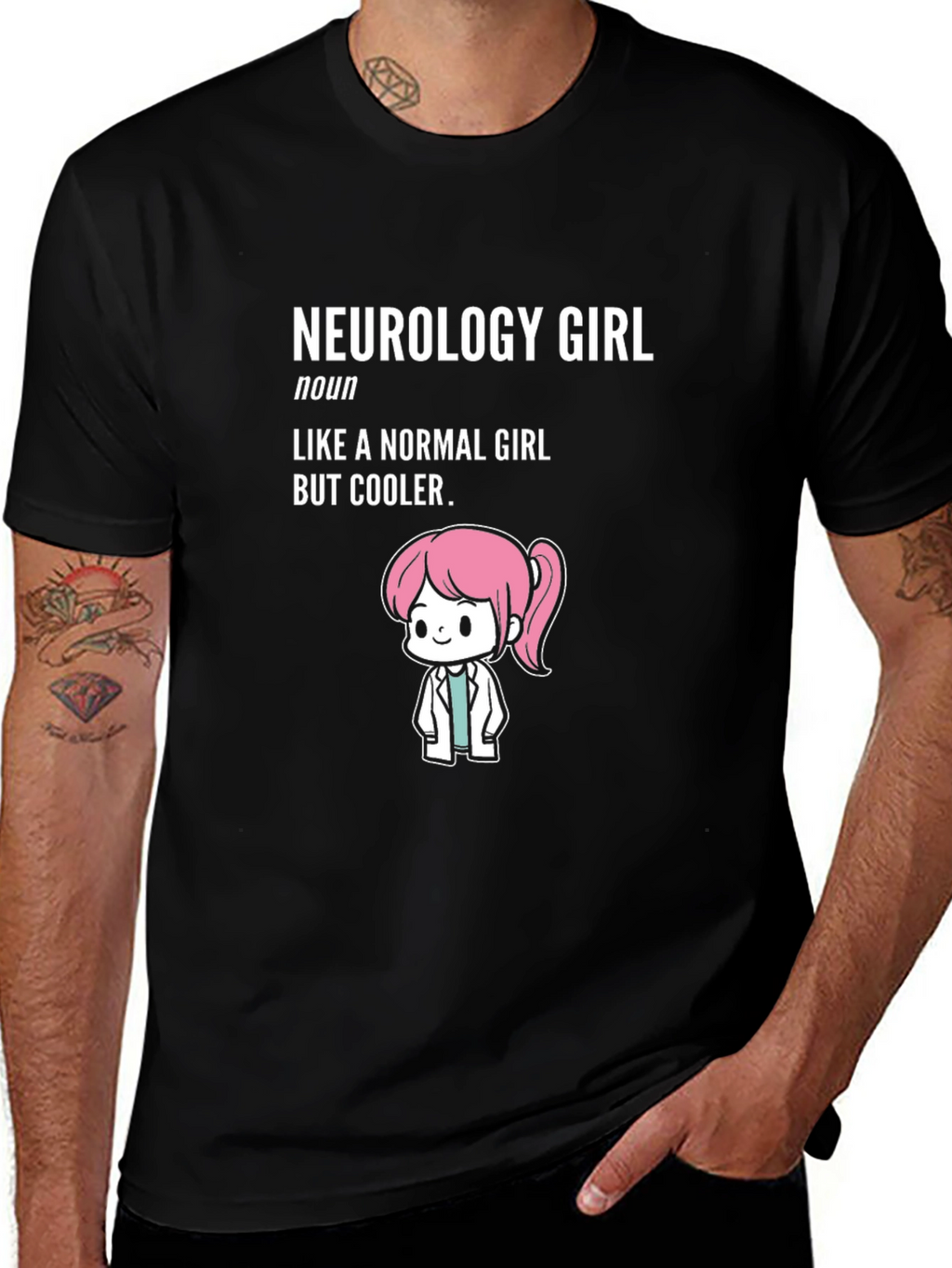 Neurology Girl T-Shirt - Cool Doctor Tee