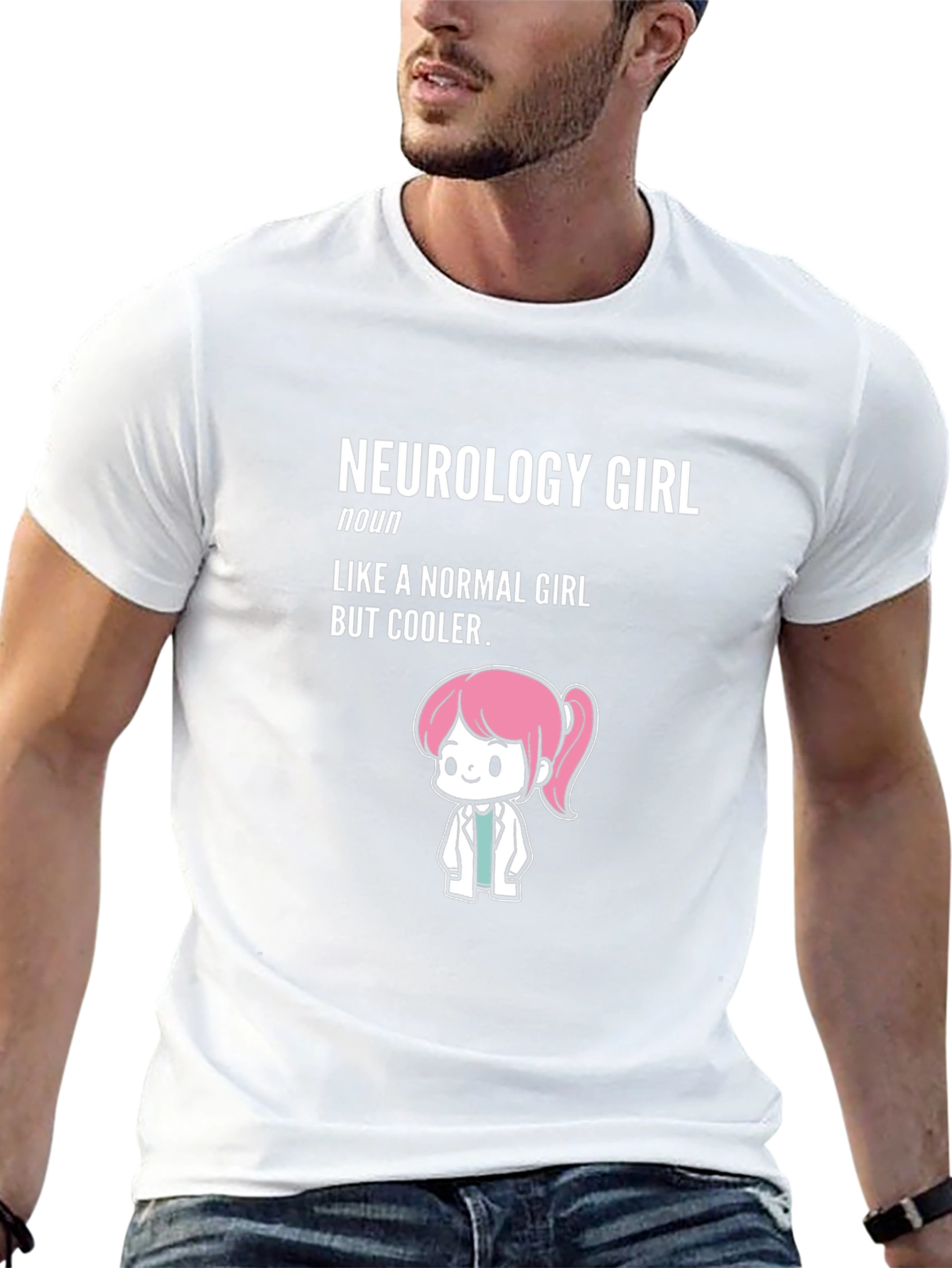 Neurology Girl T-Shirt - Cool Doctor Tee