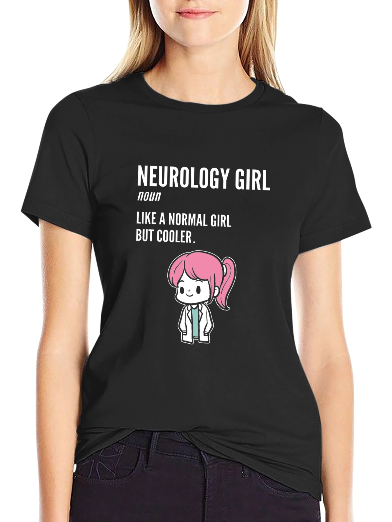 Neurology Girl T-Shirt - Cool Doctor Tee