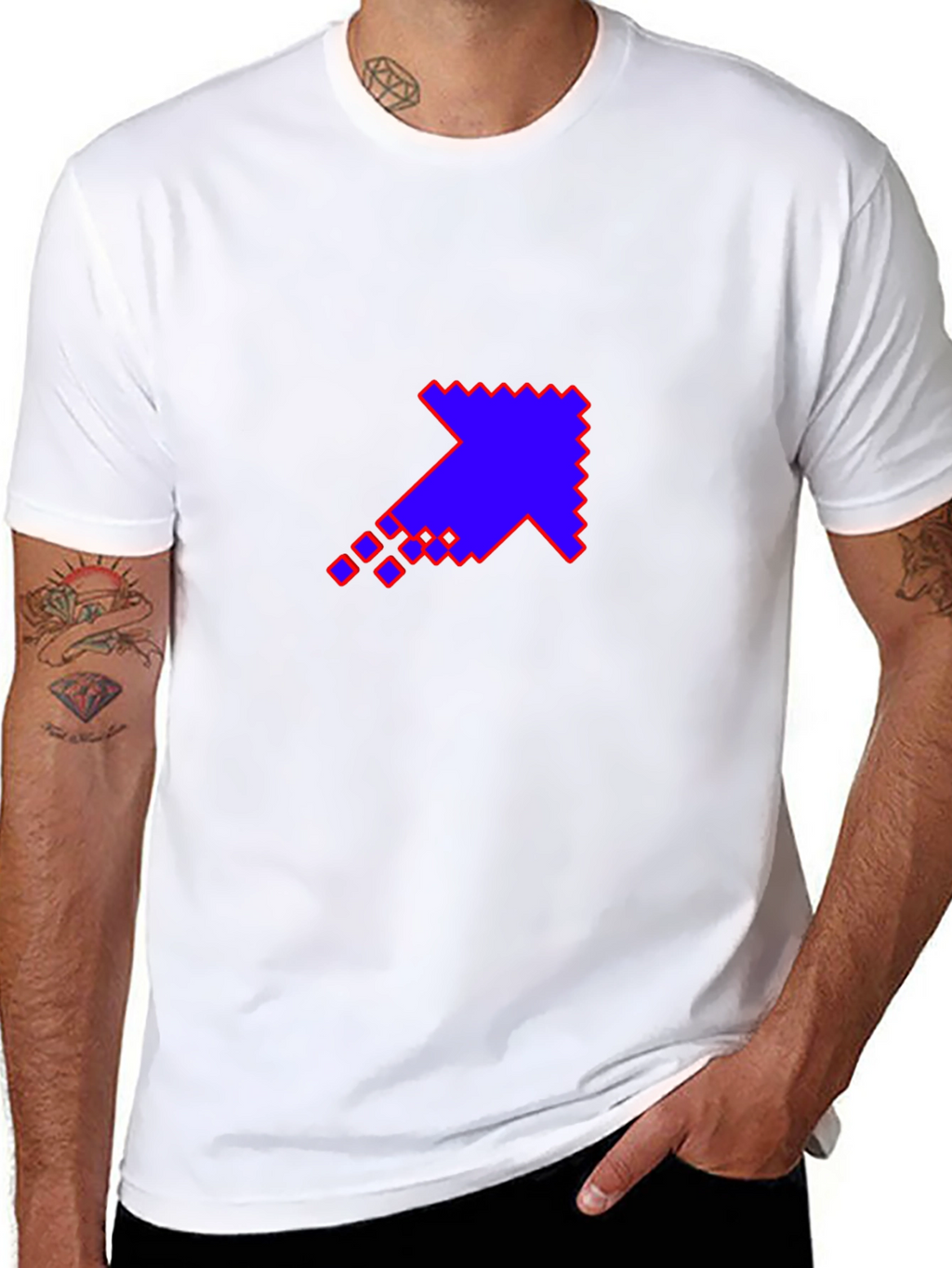 Pixel Arrow T-Shirt - Retro Gaming Style