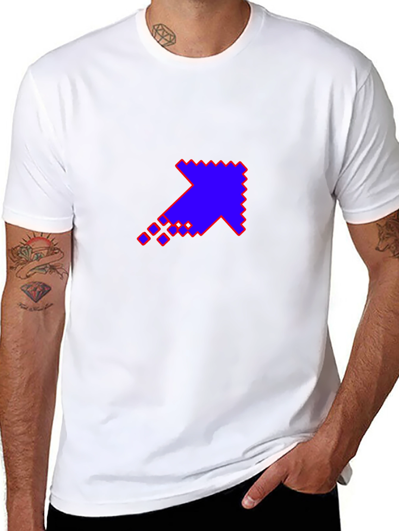 Pixel Arrow T-Shirt - Retro Gaming Style