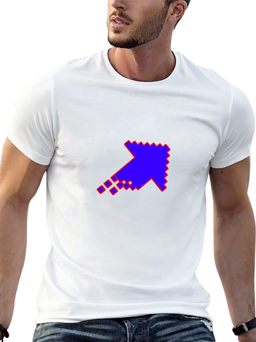 Pixel Arrow T-Shirt - Retro Gaming Style