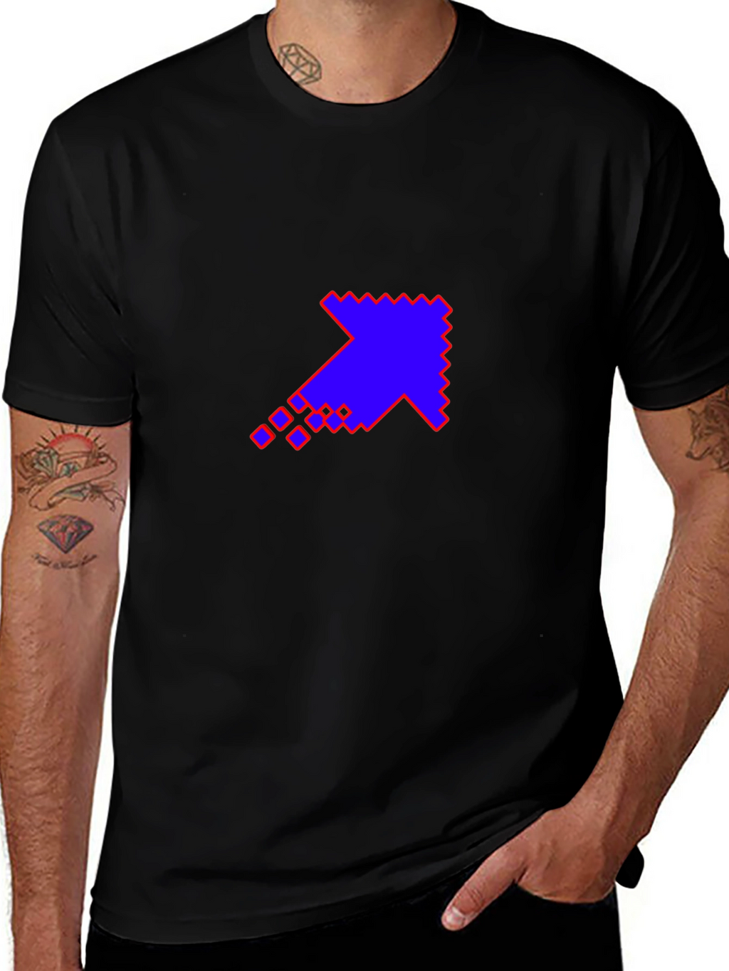 Pixel Arrow T-Shirt - Retro Gaming Style