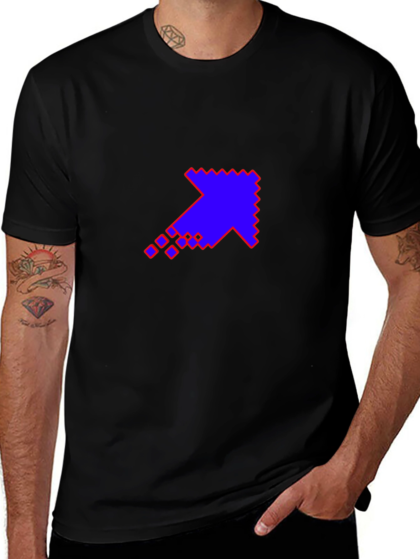 Pixel Arrow T-Shirt - Retro Gaming Style