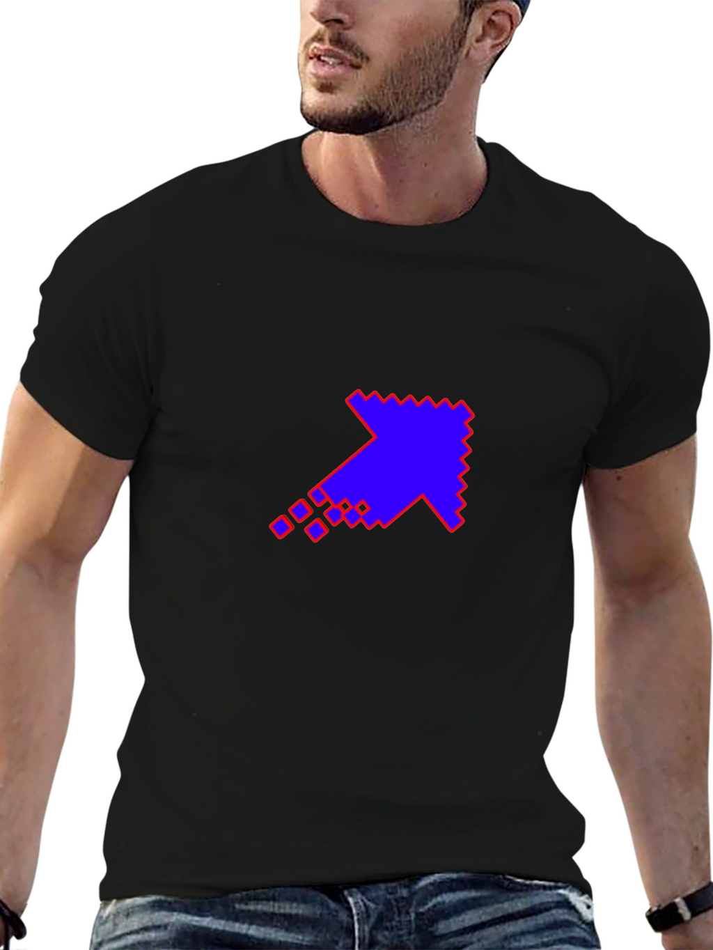 Pixel Arrow T-Shirt - Retro Gaming Style