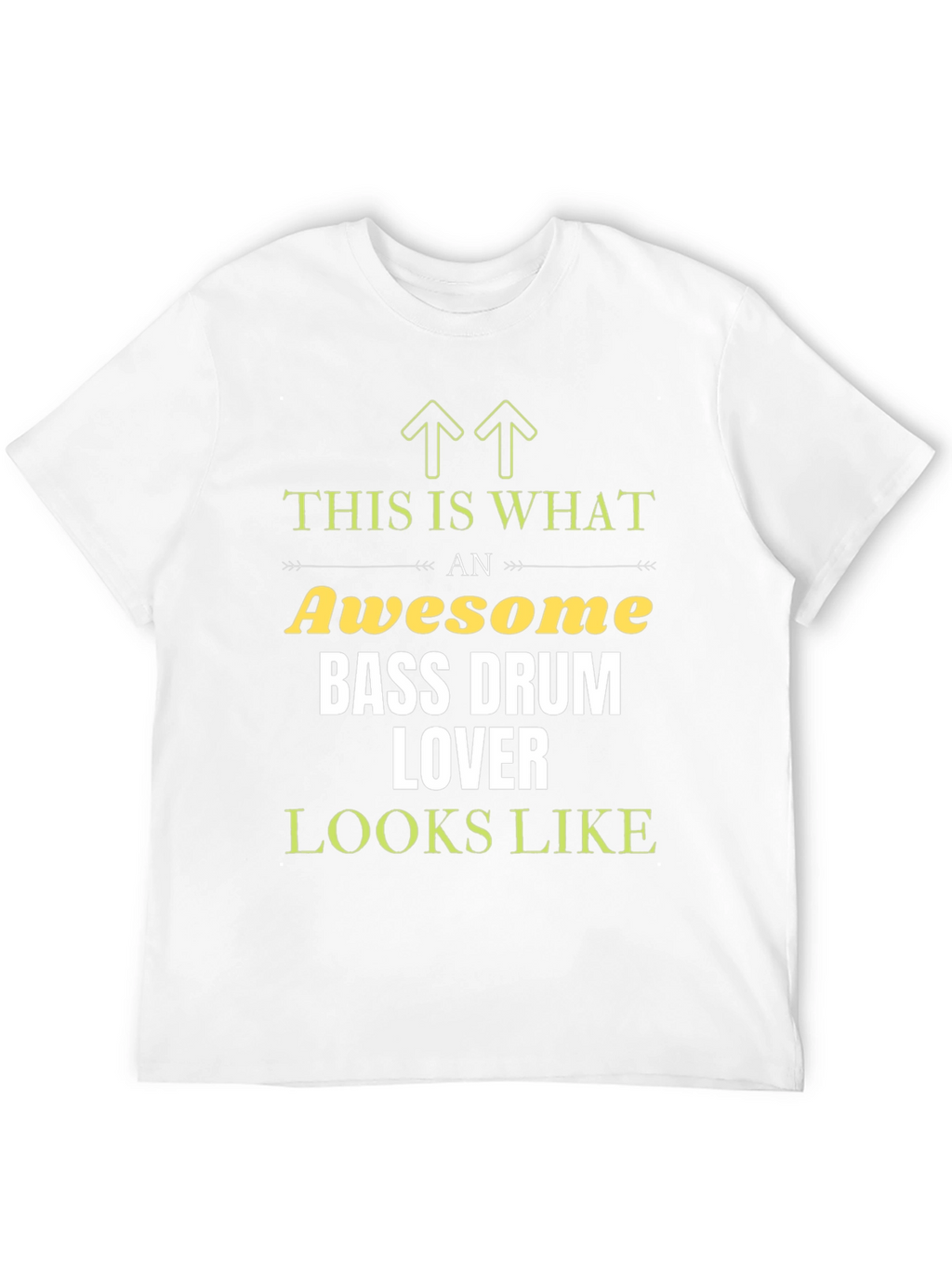 Awesome Bass Drum Lover Graphic T-Shirt