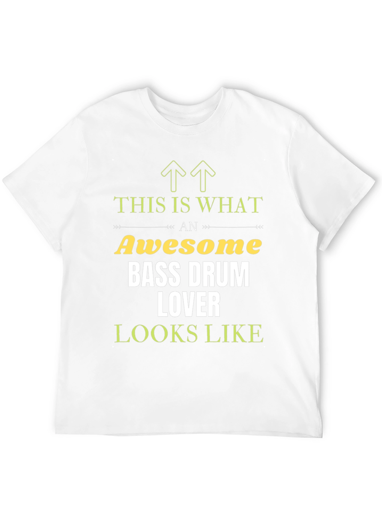 Awesome Bass Drum Lover Graphic T-Shirt