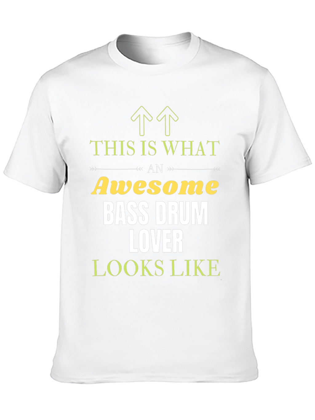 Awesome Bass Drum Lover Graphic T-Shirt