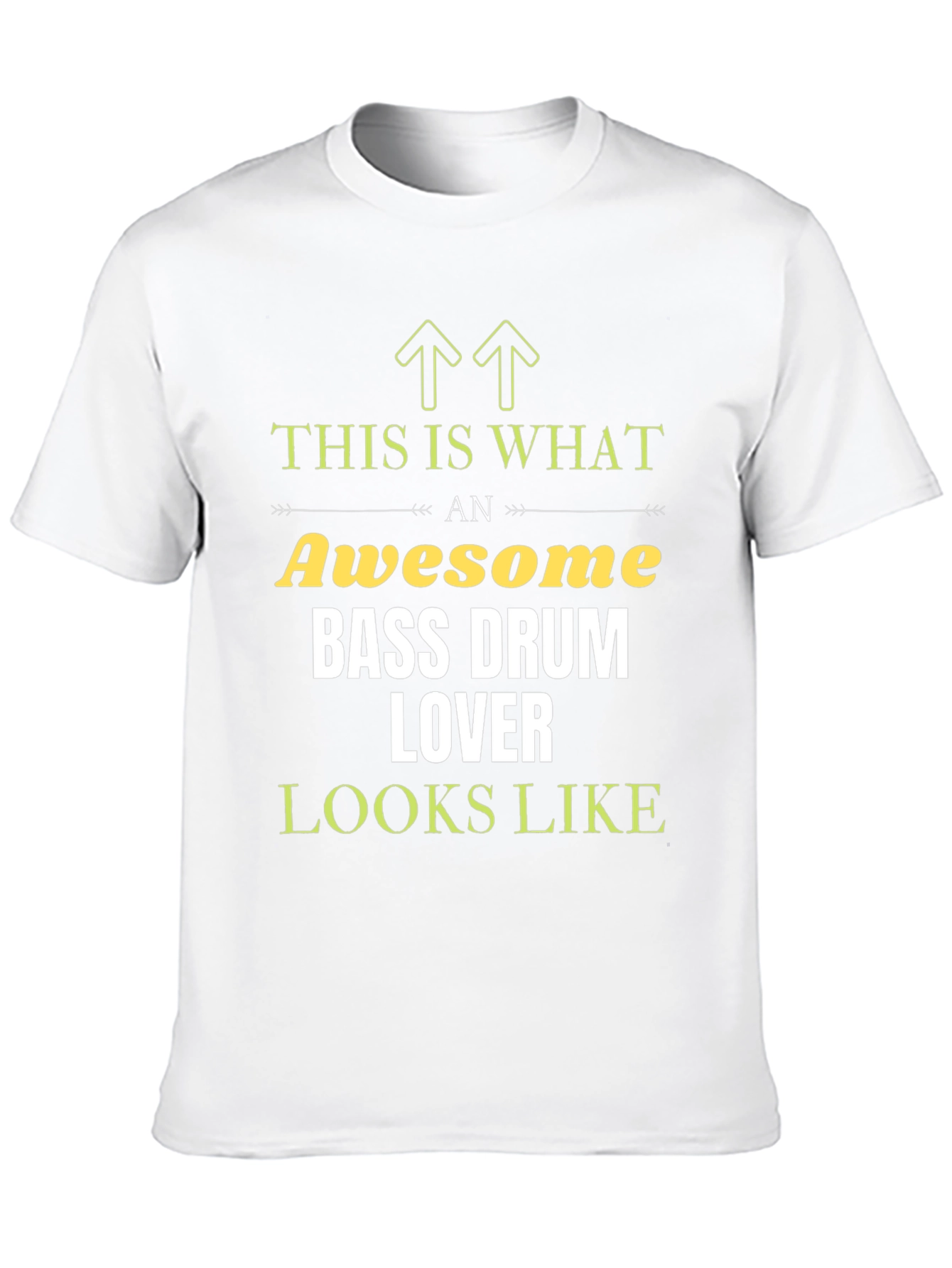 Awesome Bass Drum Lover Graphic T-Shirt
