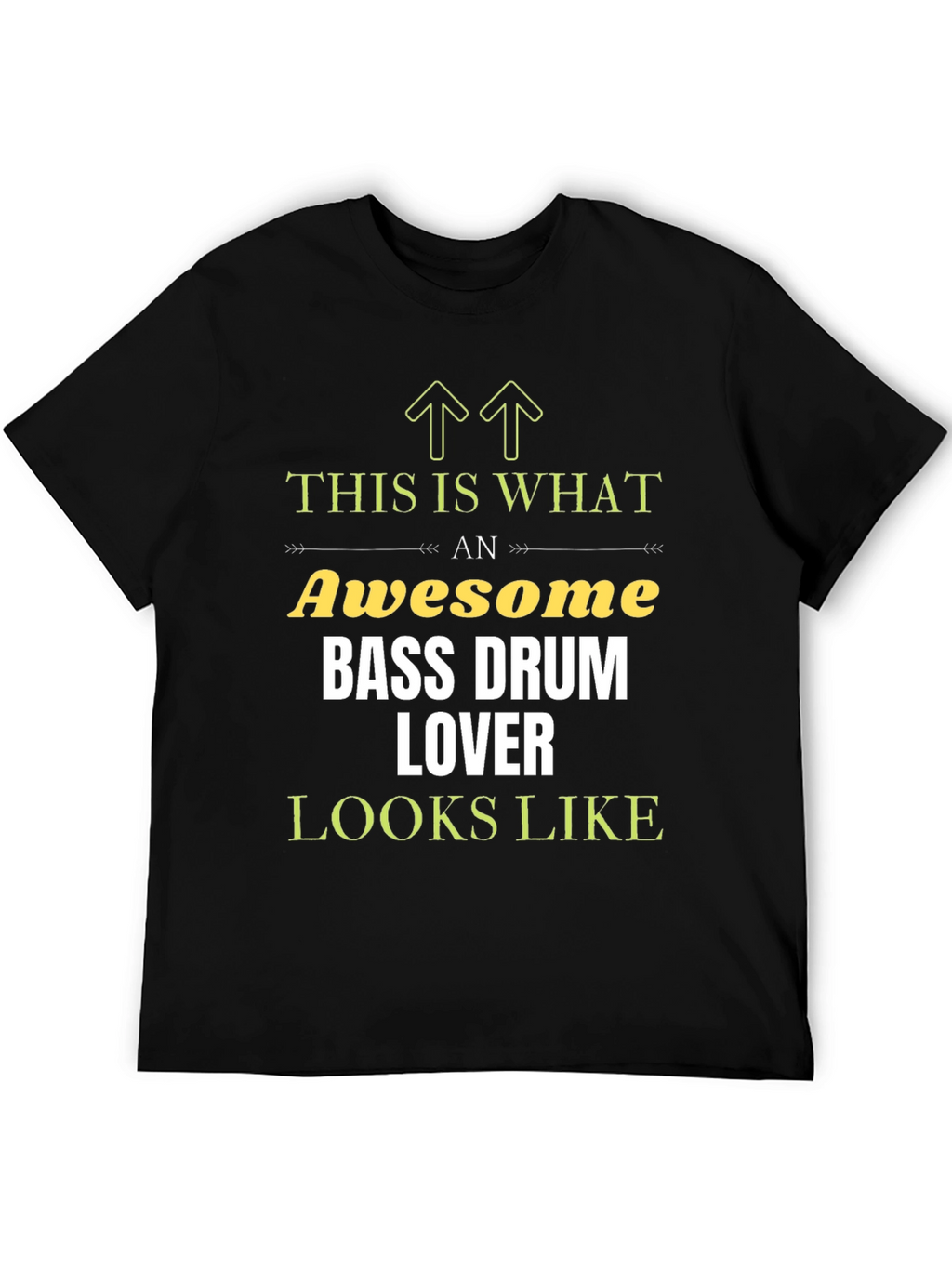 Awesome Bass Drum Lover Graphic T-Shirt