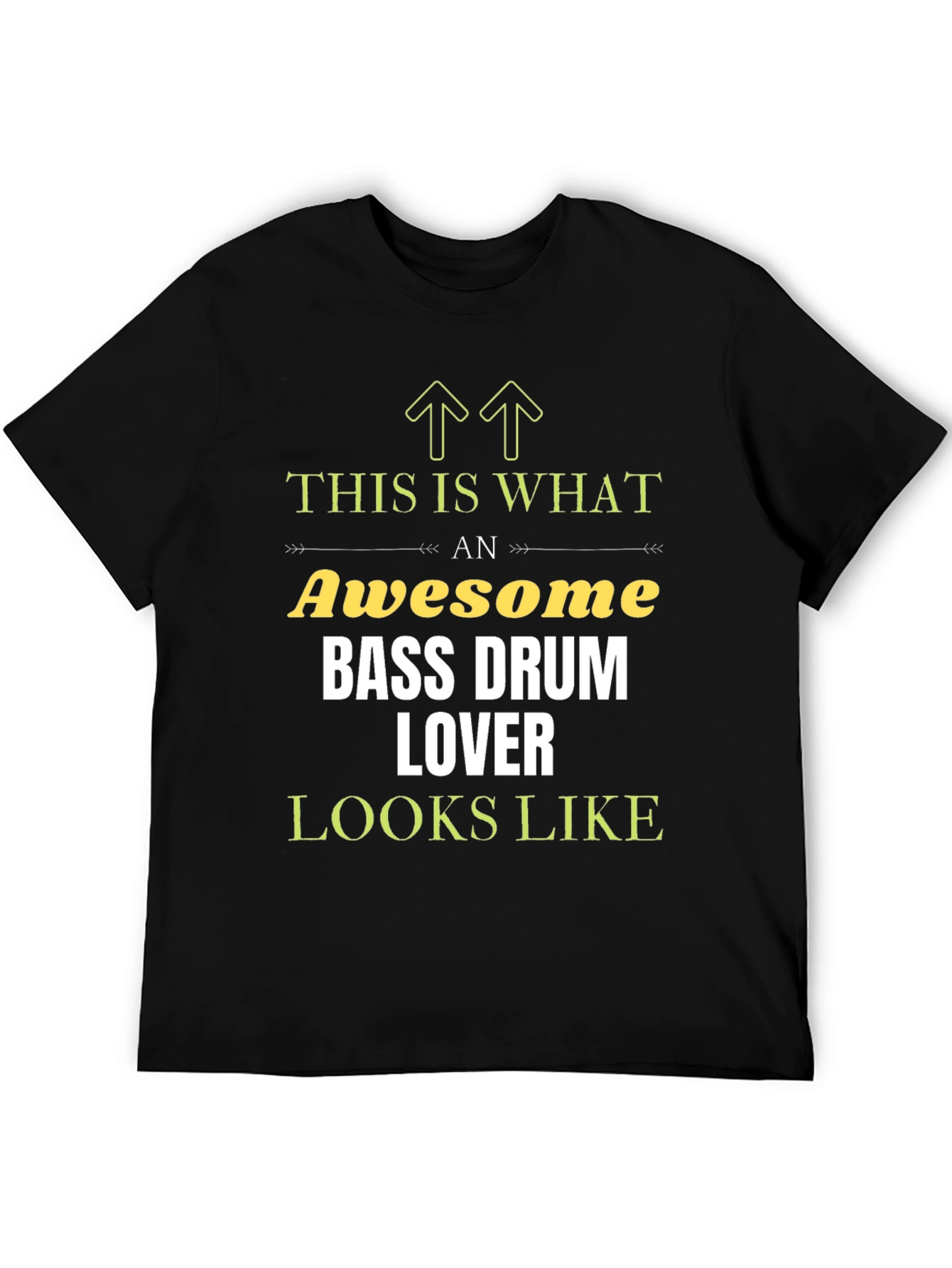Awesome Bass Drum Lover Graphic T-Shirt
