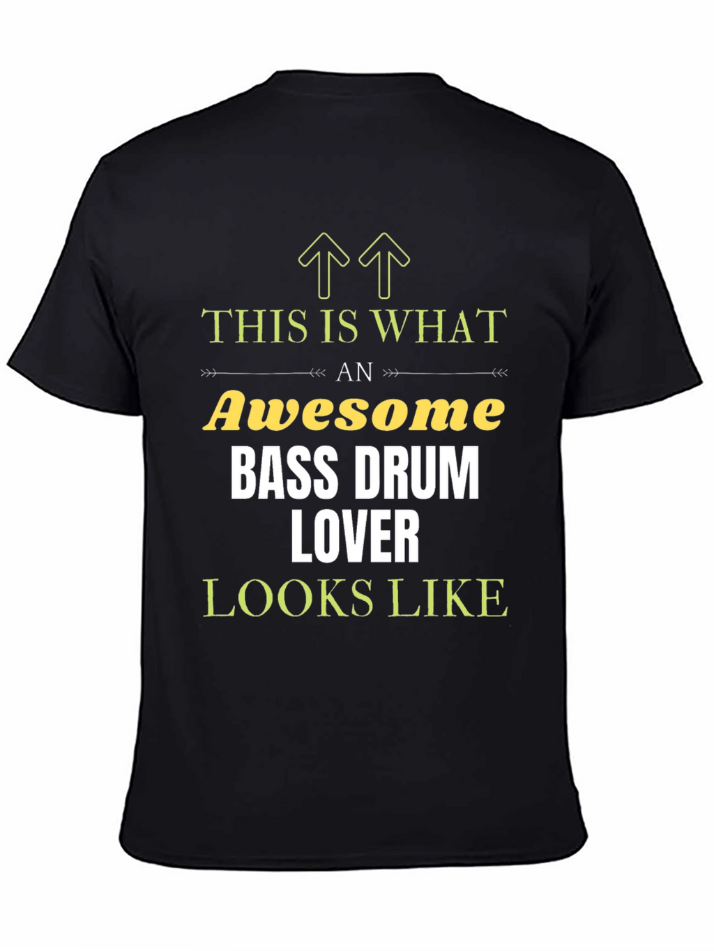 Awesome Bass Drum Lover Graphic T-Shirt