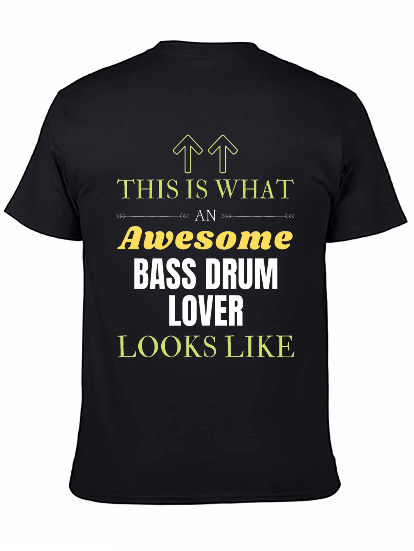 Awesome Bass Drum Lover Graphic T-Shirt