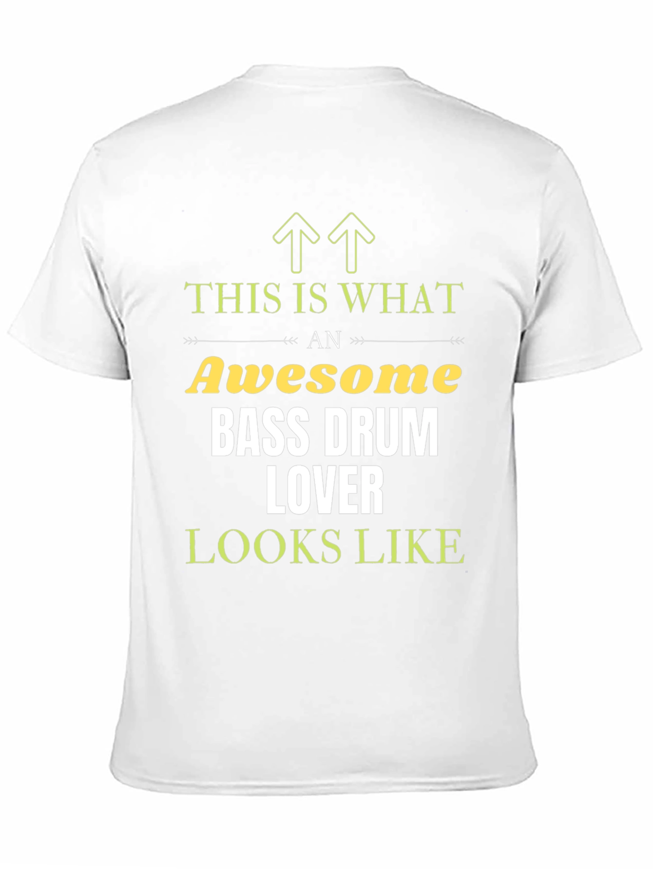 Awesome Bass Drum Lover Graphic T-Shirt