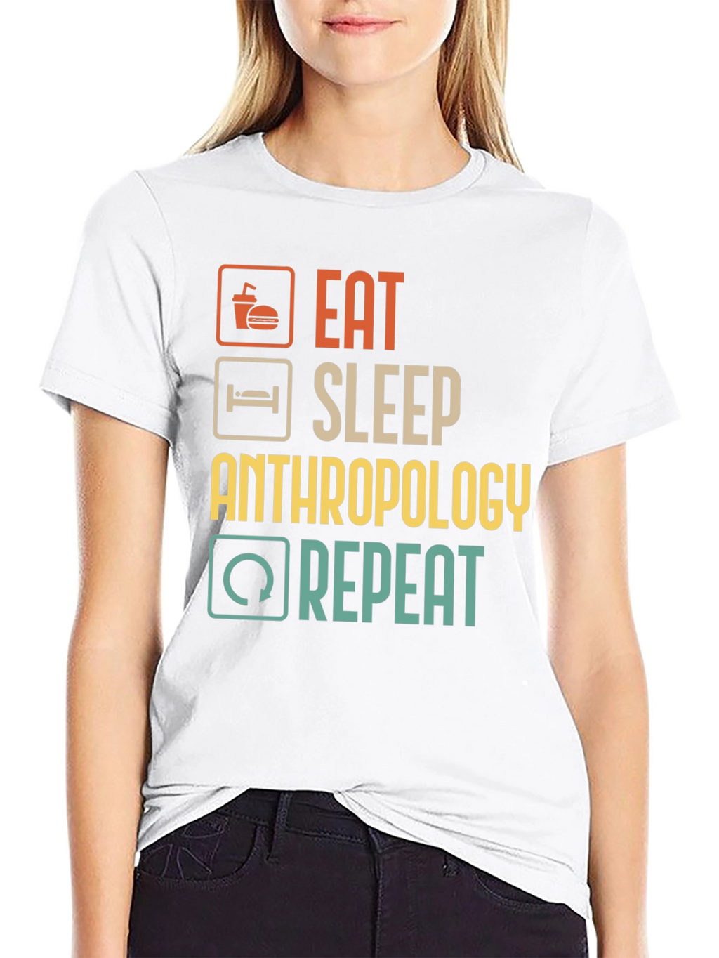 Eat Sleep Anthropology Repeat T-Shirt