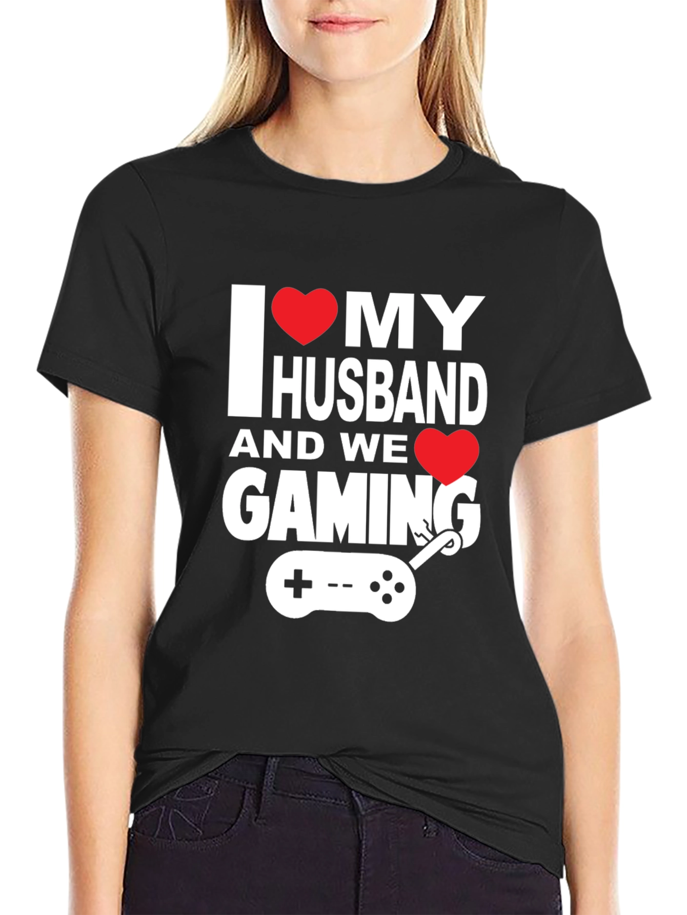I Love My Husband Gaming T-Shirt