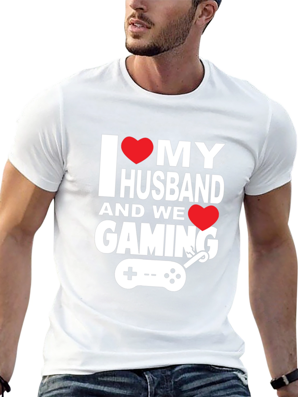 I Love My Husband Gaming T-Shirt