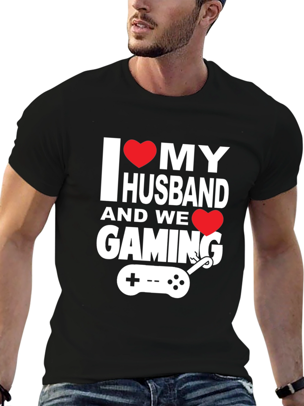 I Love My Husband Gaming T-Shirt