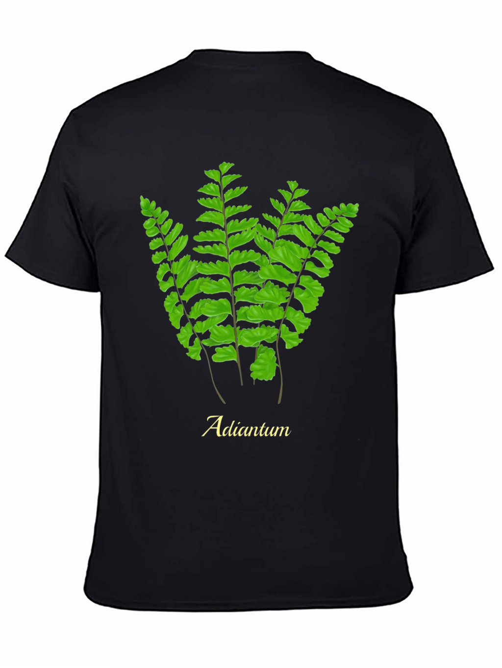 Adiantum Fern Graphic Tee - Nature Lovers T-Shirt
